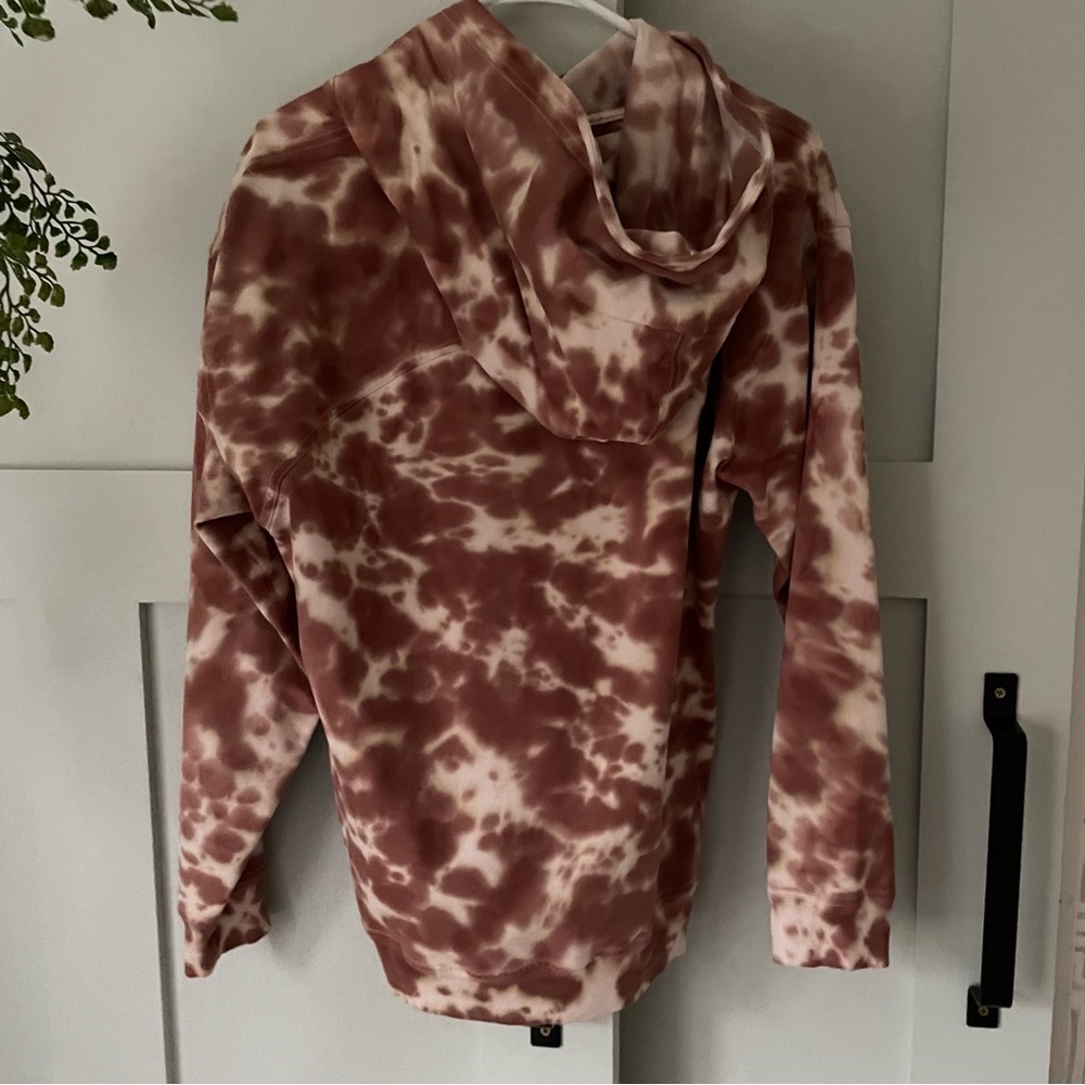 🌟 Lululemon All Yours Hoodie Earth Dye Size 10 in Clay - Picture 2 of 7